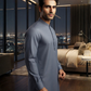 Men's Suit Dusty Blue Koh e Toor Wash & Wear Unstitched