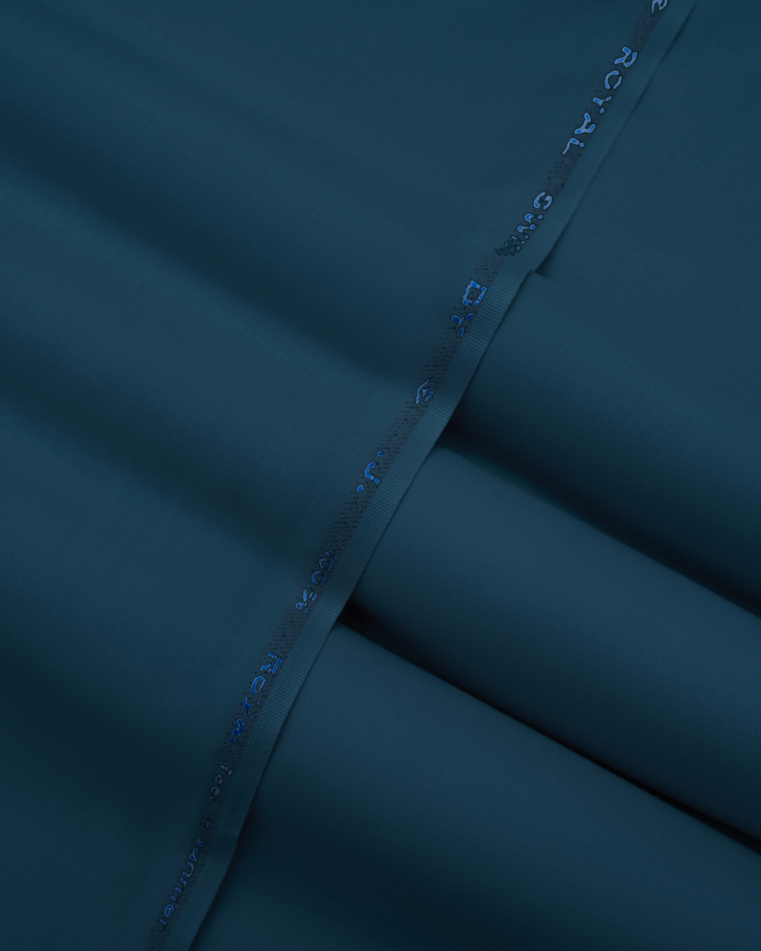 Men's Suit Navy Blue Royal Swiss Wash & Wear Unstitched