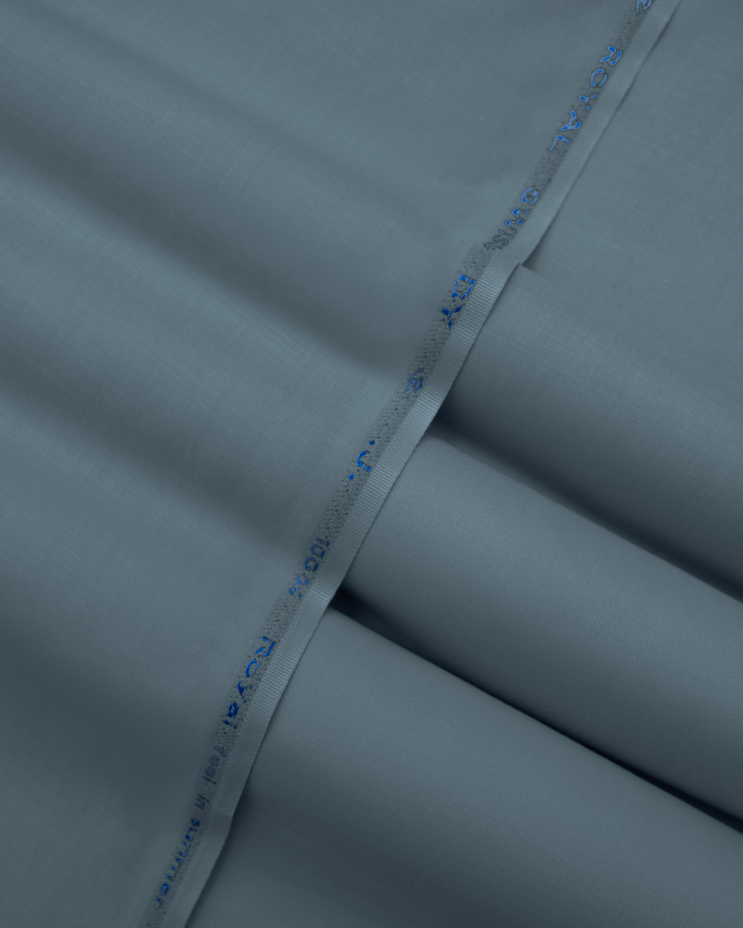 Men's Suit Steel Grey Royal Swiss Wash & Wear Unstitched