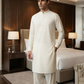 Men's Suit Ivory Cream Milano Boski Unstitched