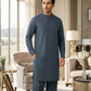 Men's Suit Steel Blue Koh e Toor Wash & Wear Unstitched