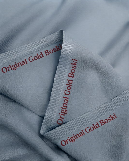 Men's Suit Muted Steel Blue Milano Boski Unstitched