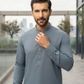 Men's Suit Steel Grey Royal Swiss Wash & Wear Unstitched