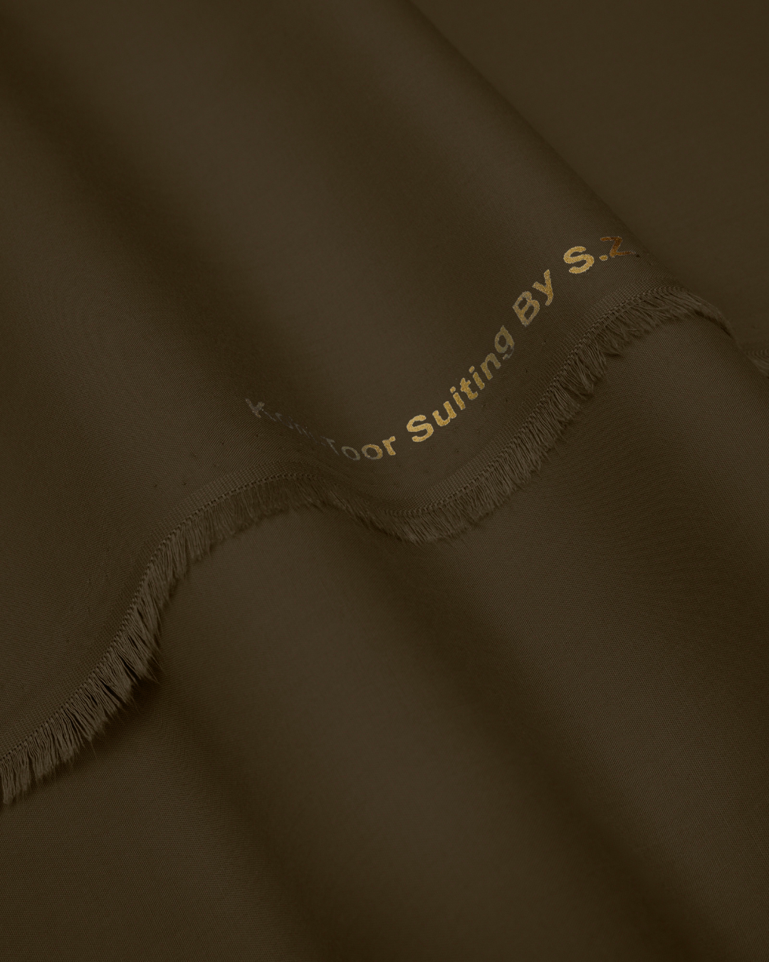 Men's Suit Espresso Brown Koh e Toor Wash & Wear Unstitched