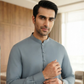 Men's Suit Slate Grey Koh e Toor Wash & Wear Unstitched