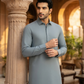Men's Suit Ice Blue MVS Winter Parker Unstitched