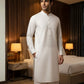 Men's Suit Ice White Milano Boski Unstitched