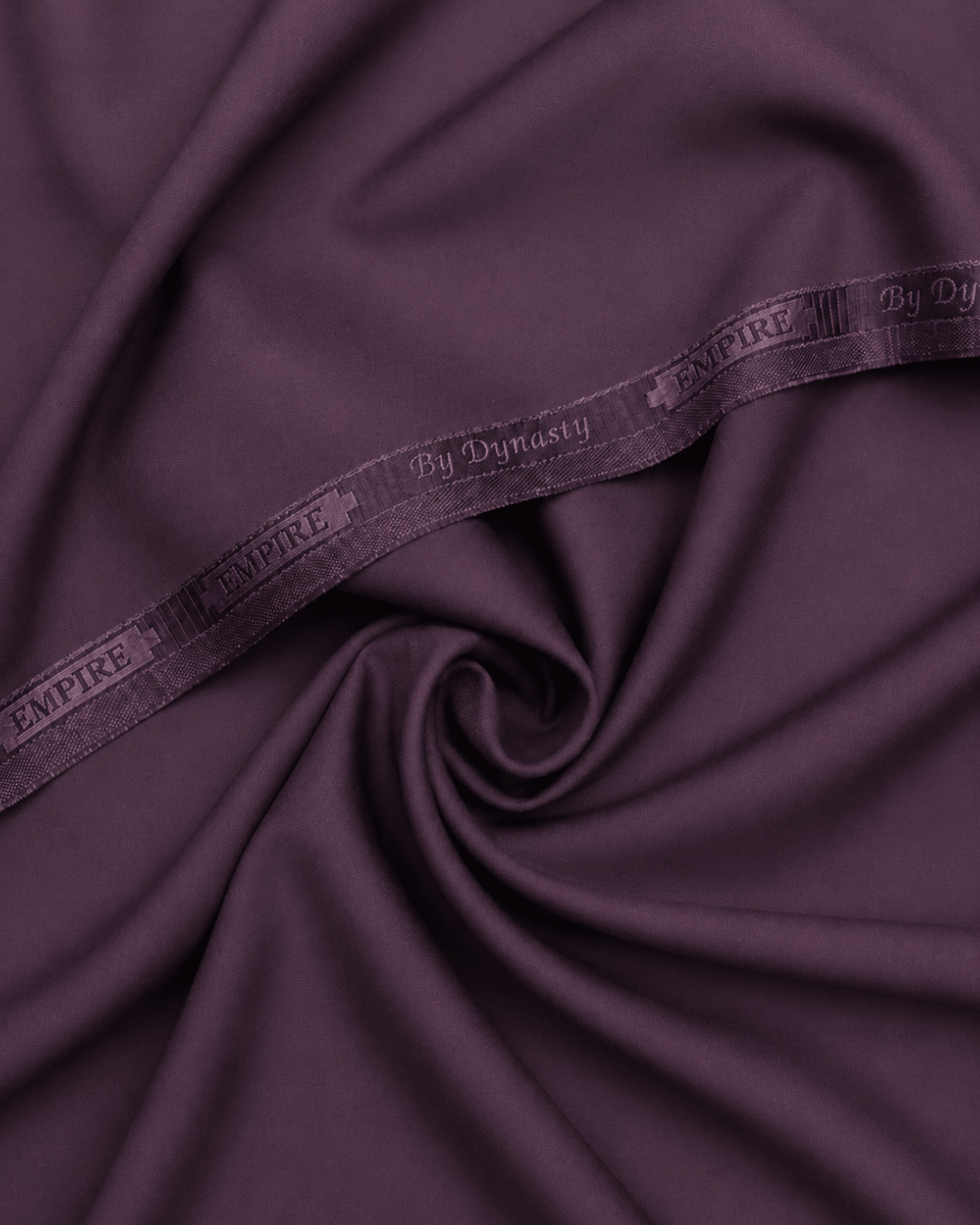 Men's Suit Muted Plum Empire Suiting Wash & Wear Unstitched