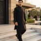 Men's Suit Jet Black Torino Cotton Unstitched