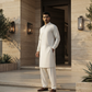 Men's Suit Pearl White Torino Cotton Unstitched