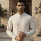 Men's Suit Pearl White Torino Cotton Unstitched