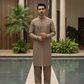 Men's Suit Taupe Grey Torino Cotton Unstitched