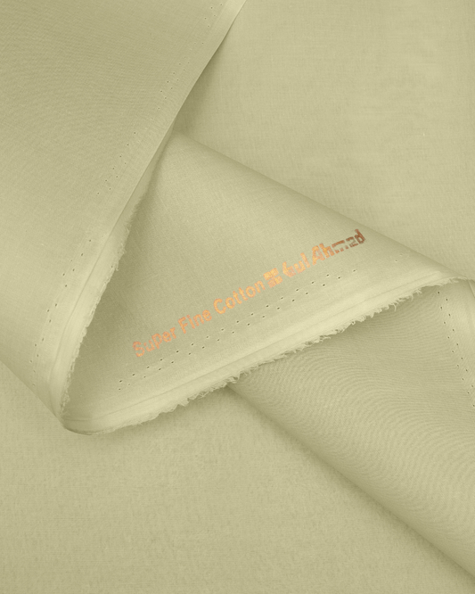 Men's Suit Vanilla Cream Torino Cotton Unstitched